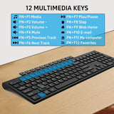 SHUNJINRUN Ultra Thin Ergonómico Silencioso Teclado Teclado Ratón C...