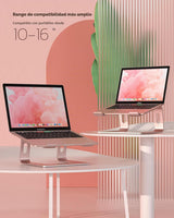 Nulaxy - Soporte para laptop, soporte de aluminio ergonómico para c...
