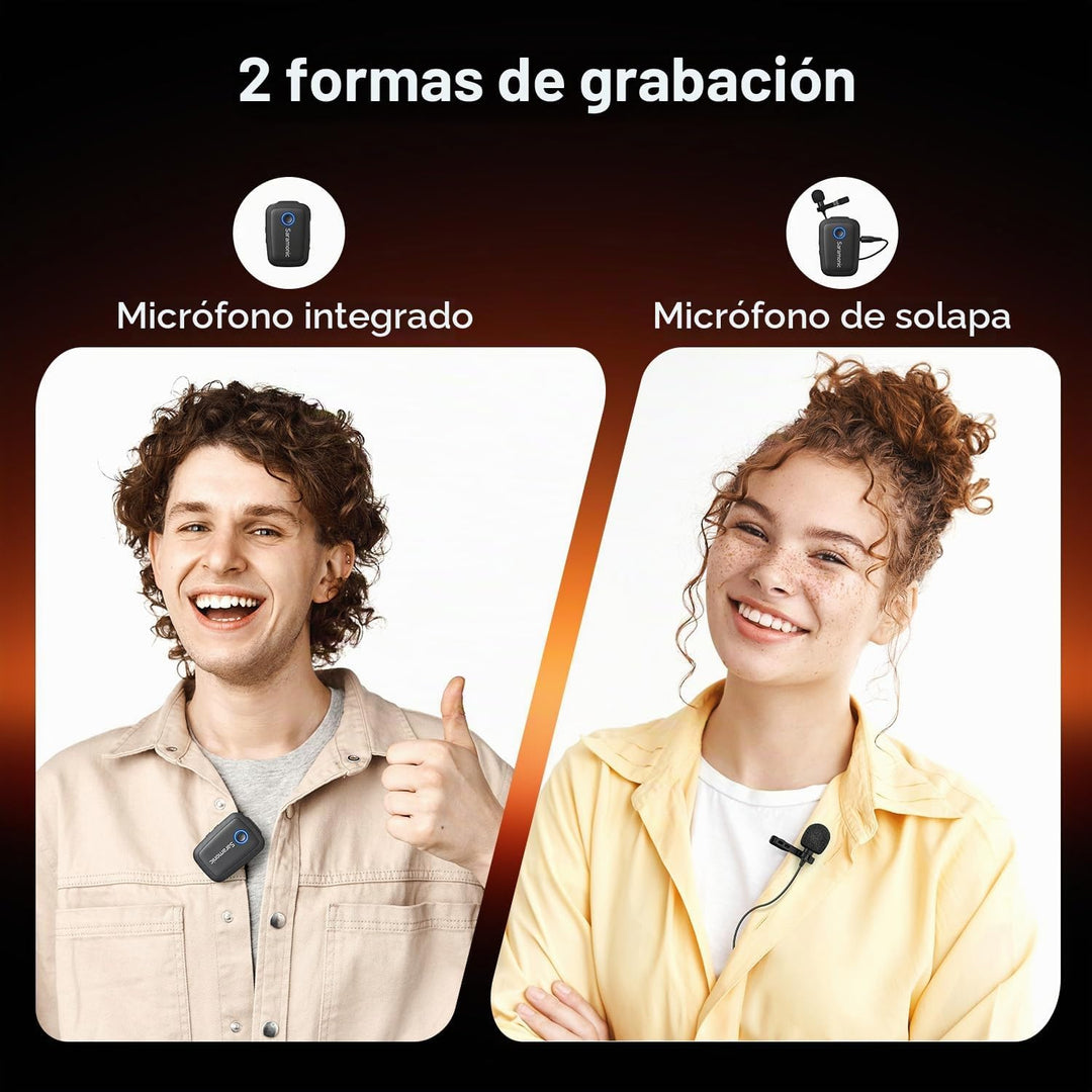 Saramonic Blink 500 T4 Sistema de micrófono inalámbrico Lavalier de...