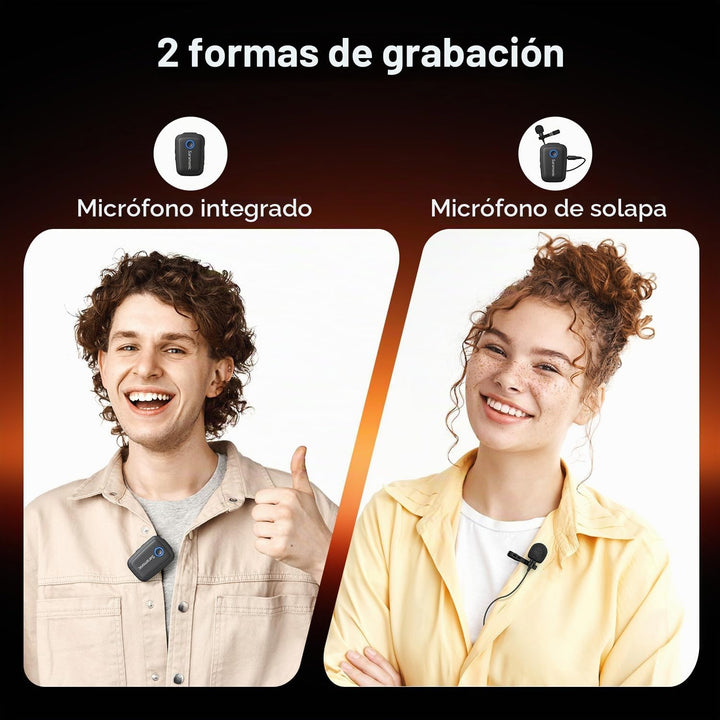 Saramonic Blink 500 T4 Sistema de micrófono inalámbrico Lavalier de...
