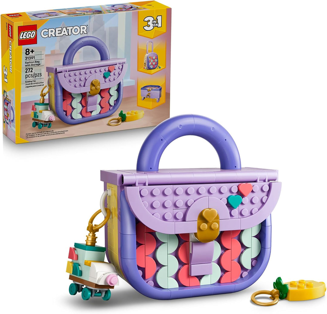 LEGO Creator Bolso de moda artístico 3 en 1 con almacenamiento 3139...