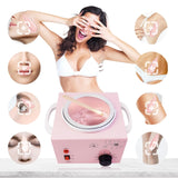 Calentador de cera rosa portátil con temperatura ajustable y varill...