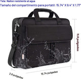 Bolsa para laptop, 15.6 pulgadas, impermeable, maletín para viajes,...