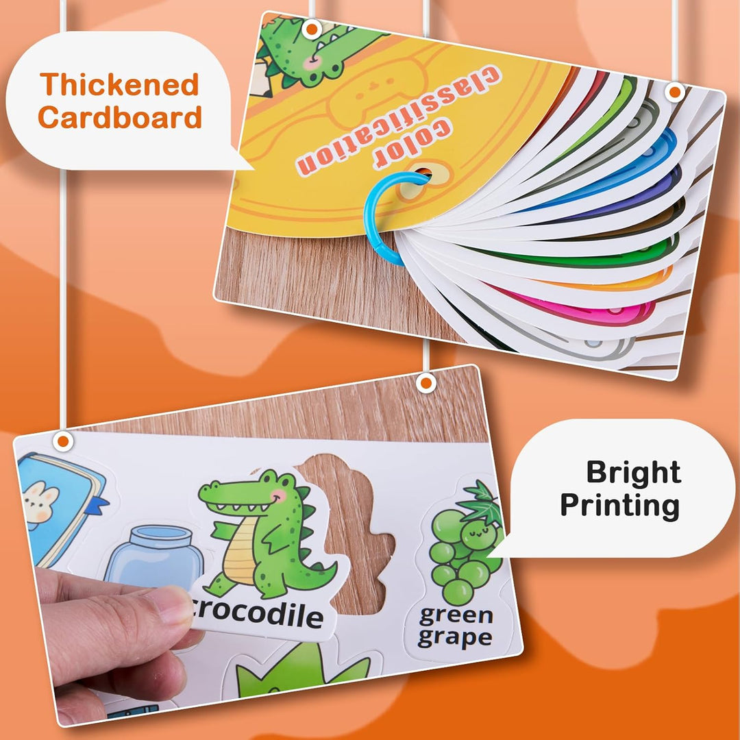 NAHSHON Montessori Busy Book - Juguetes de clasificación