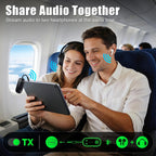 Receptor transmisor Bluetooth 6.0 actualizado 2026 Pro - Adaptador 2 en 1