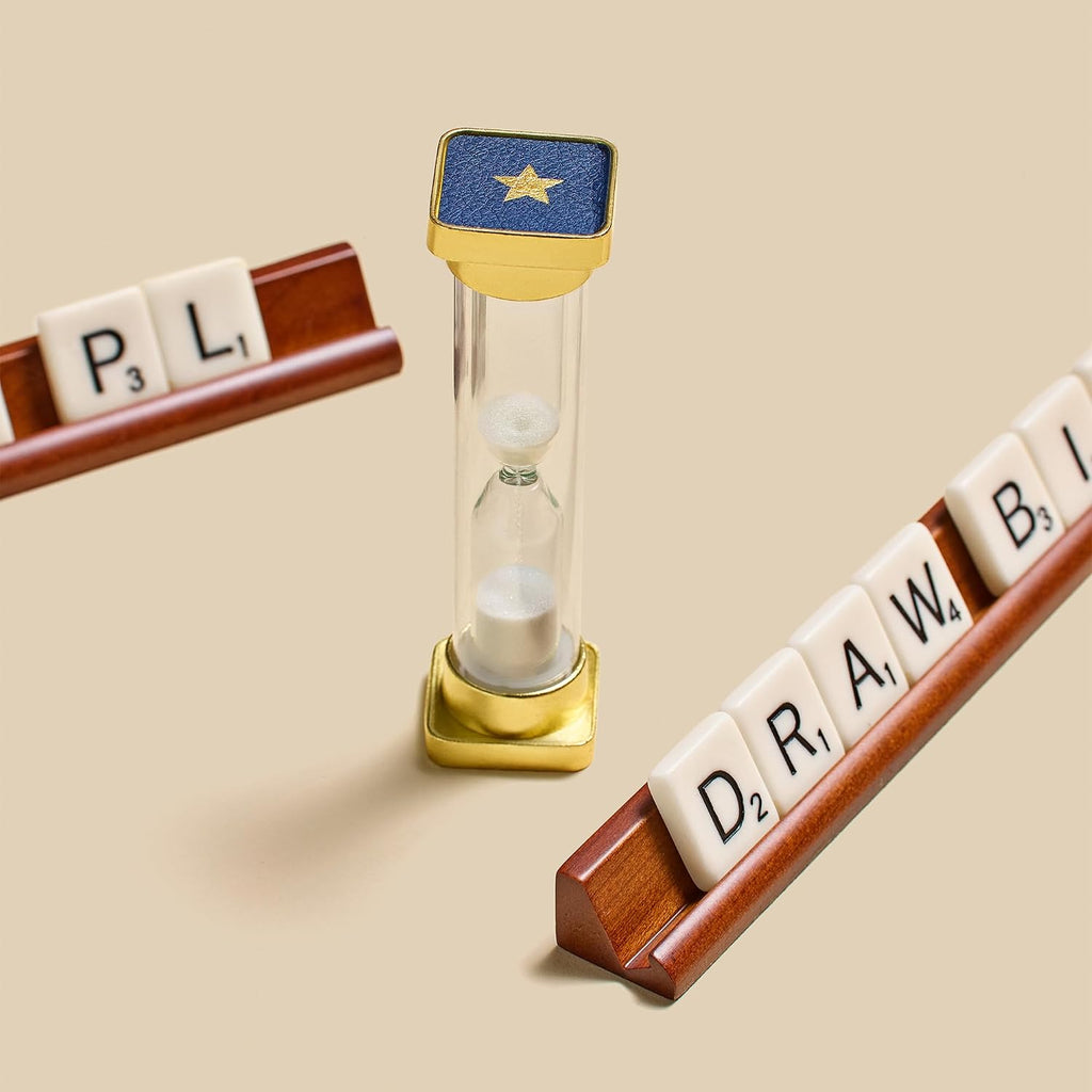 WS Game Company Scrabble Legacy Edition - Juego de mesa giratorio de madera
