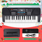 Juguetes de Piano para Niños - Teclado Musical de 37 Teclas para Niños Pequeños con Micrófono