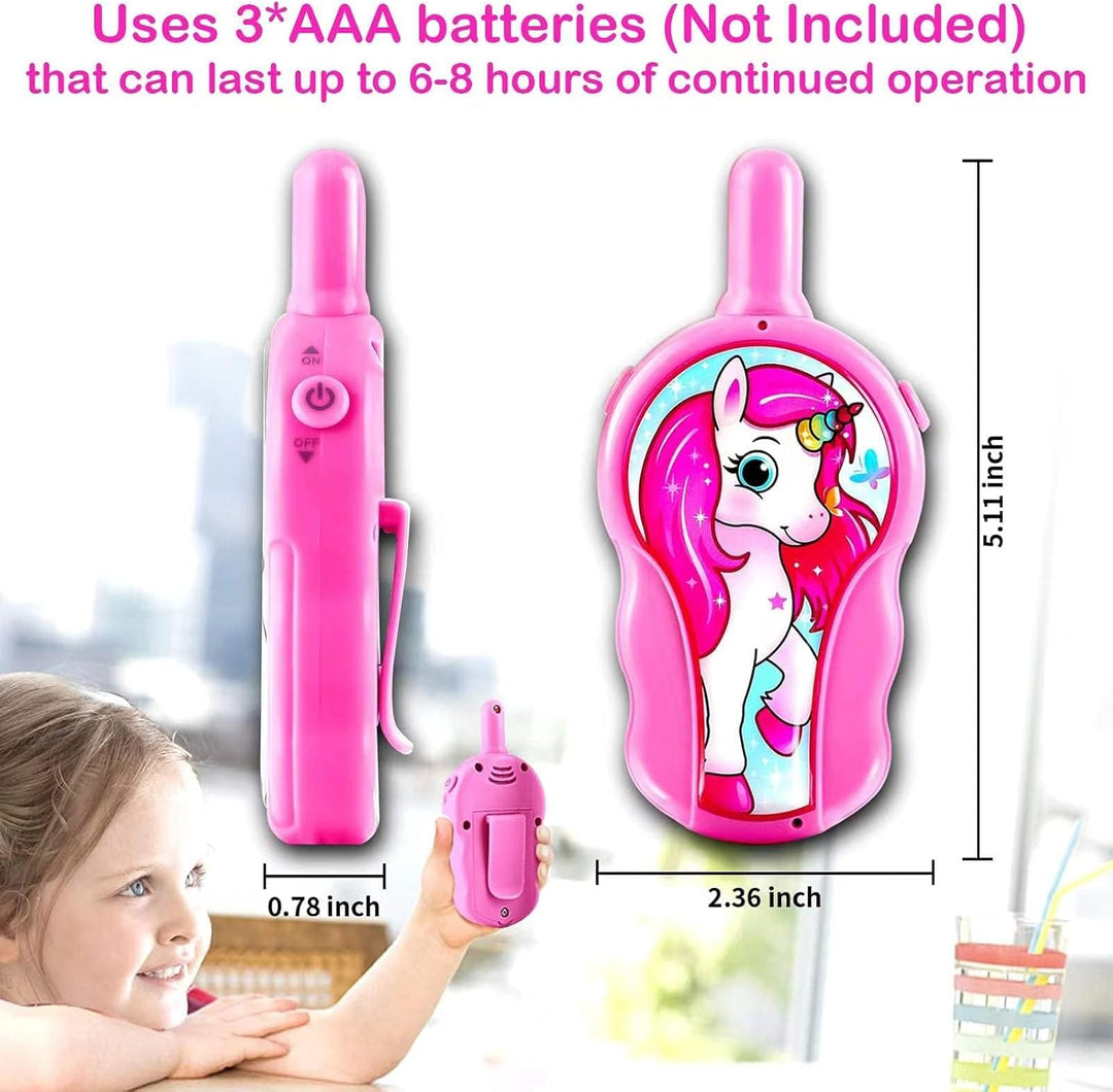 Walkie Talkies para niños, niños pequeños, juguetes para niñas de 3...