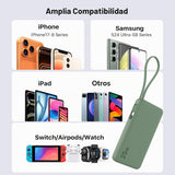 NOBIS Cargador portátil 25W 10000mAh Power Bank con cable USB-C inc...
