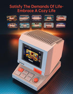 Divoom MiniToo - Altavoz retro para computadora estilo PC, pantalla de