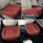 Funda de asiento de coche para piel sintética de lujo y comodidad