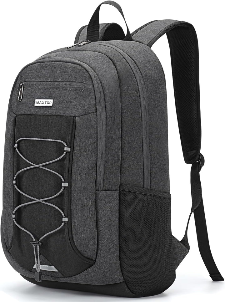 MAXTOP Mochila de viaje para laptop con puerto de carga USB, resist...