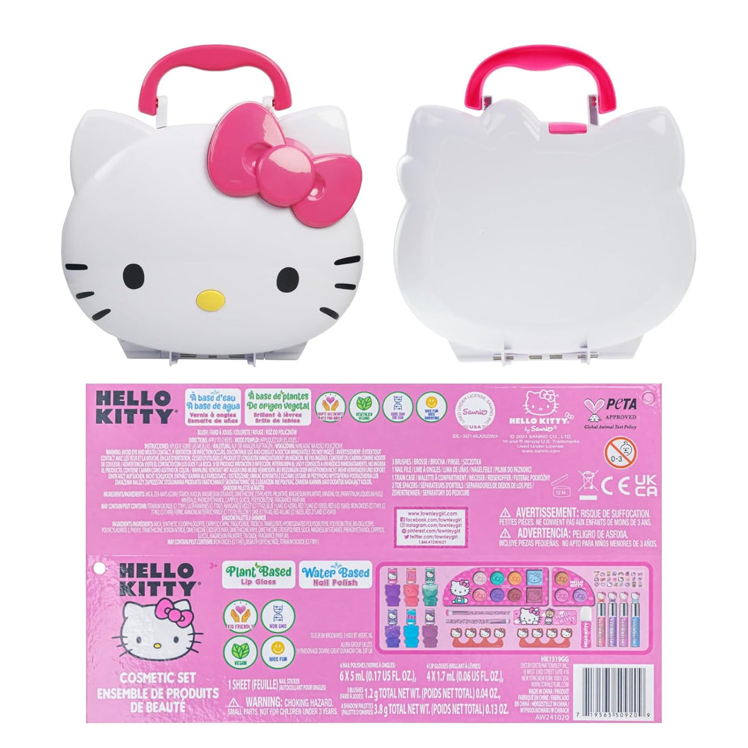 Set de Maquillaje Iluminado Hello Kitty para Niñas de Townley Girl,...