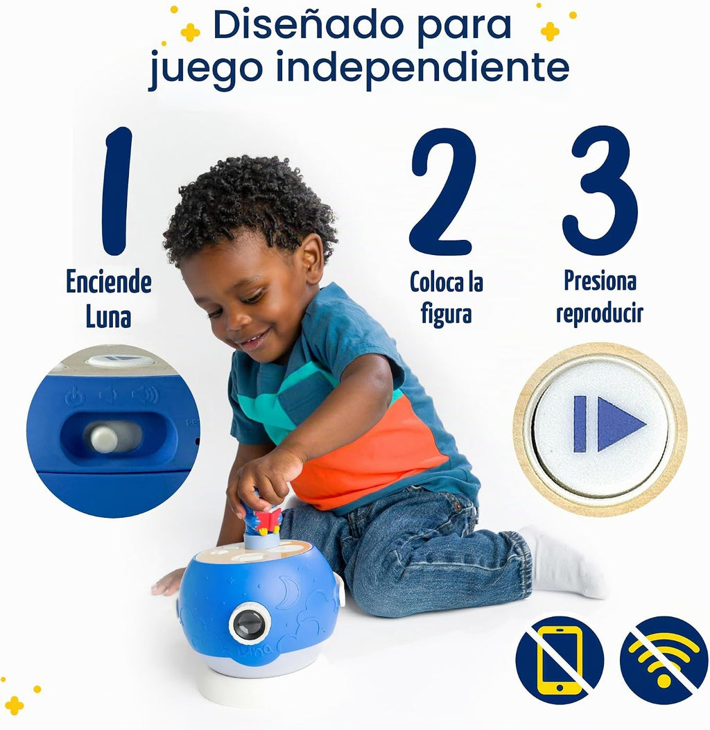 Lámpara Proyector de libros rosas para niños, 5 historias de cuentos de hadas para leer en voz alta, 5 canciones, a partir de 3 años