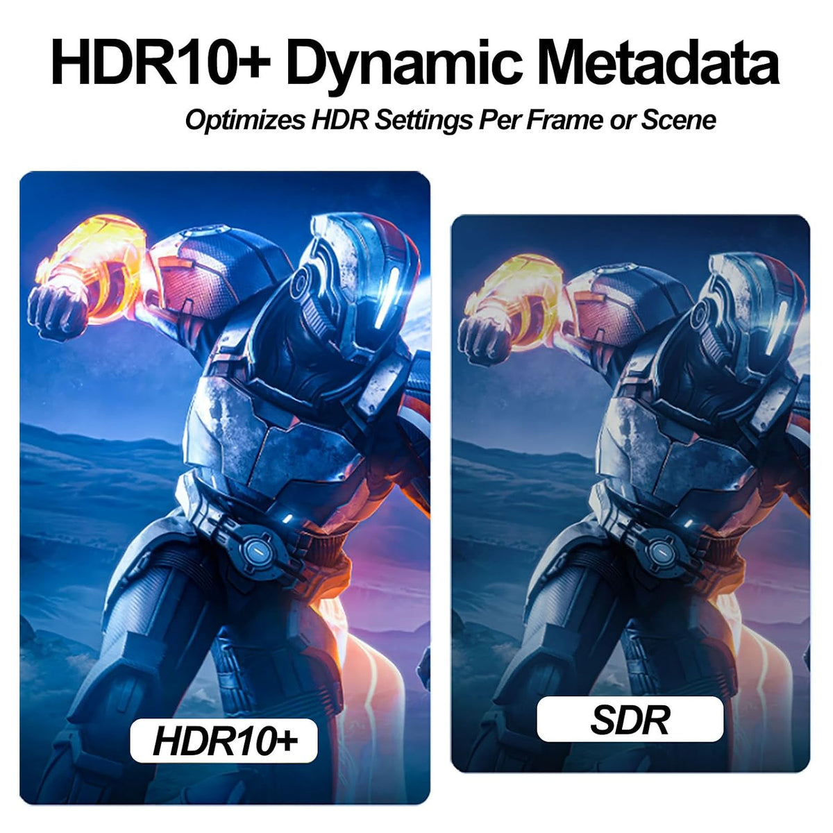 Cable HDMI 8K de 6 pies, paquete de 5 unidades, cable HDMI de alta velocidad para monitor de computadora de 48 Gbps, cable HDMI blindado Cl3 8K @60Hz, 4K @144 Hz/120 Hz, HDR10+ para TV, barra de