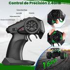 Coche de control remoto, coches recargables 1:18 Rc, camión RC todo