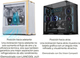 Lian Li Caja de PC ATX 4 ranuras Kit Vertical GPU (VG4v4) - Cable R...