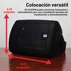 Dual Electronics LU43PB - Altavoces con cable para interiores y exteriores, 4 pulgadas, 3 vías, resistentes a la intemperie