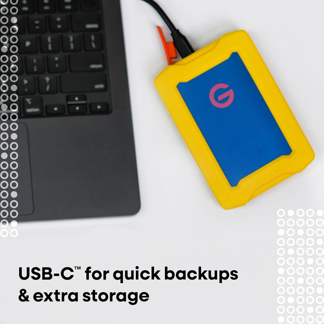 1TB G-Drive ArmorATD Resistente, Duradera Unidad Externa Portátil H...