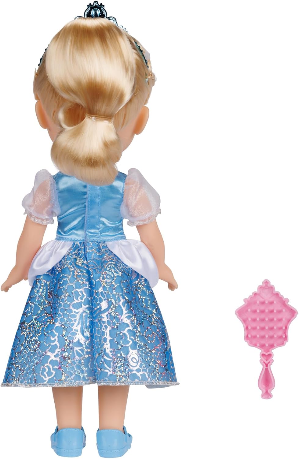 Disney Princess My Friend - Muñeca Cenicienta de 14 pulgadas de alto, incluye atuendo extraíble, tiara, zapatos y cepillo