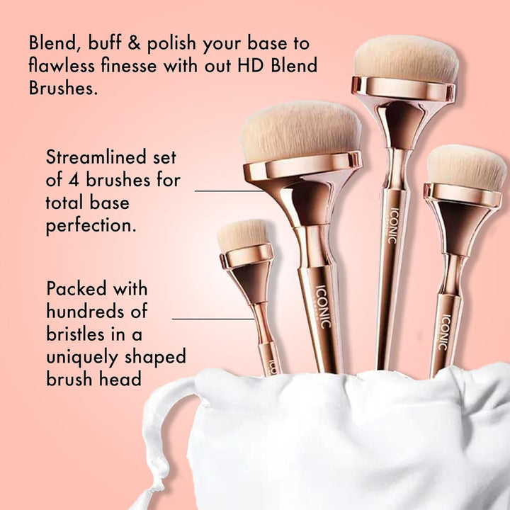 ICONIC LONDON Luxury Makeup Brush Sets | Blend, Buff &amp; Polish
