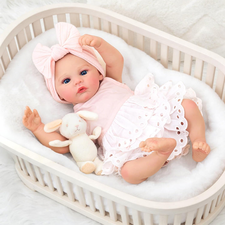FOCKOF Muñecas realistas de bebé Reborn de 18 pulgadas, muñeca de b...
