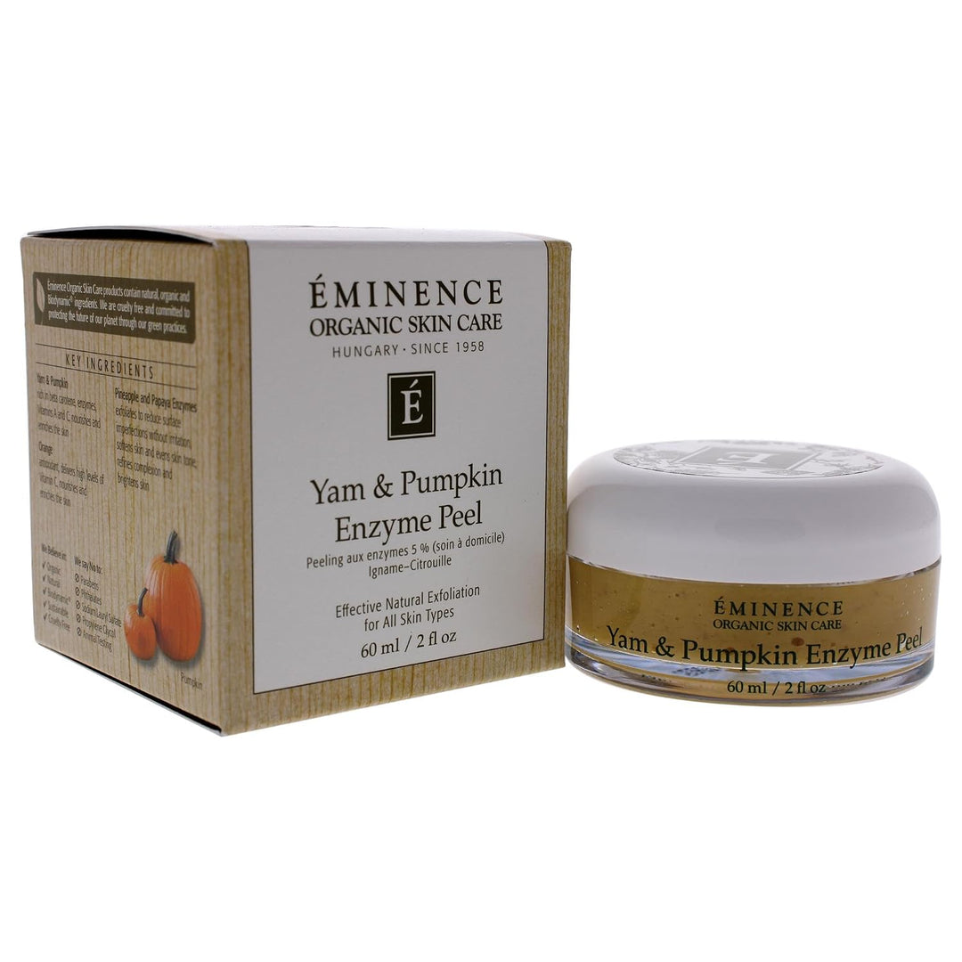Eminence Cáscara de enzima de ñame y calabaza, 2 onzas, blanco
