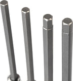 NEIKO 10079A Juego de llaves hexagonales Allen extra largas, juego de 18 piezas de llaves Allen SAE y métricas, accionamiento de 3/8, 1/8" – 3/8 pulg. & 3mm – 10mm, juego de llaves hexagonales Allen