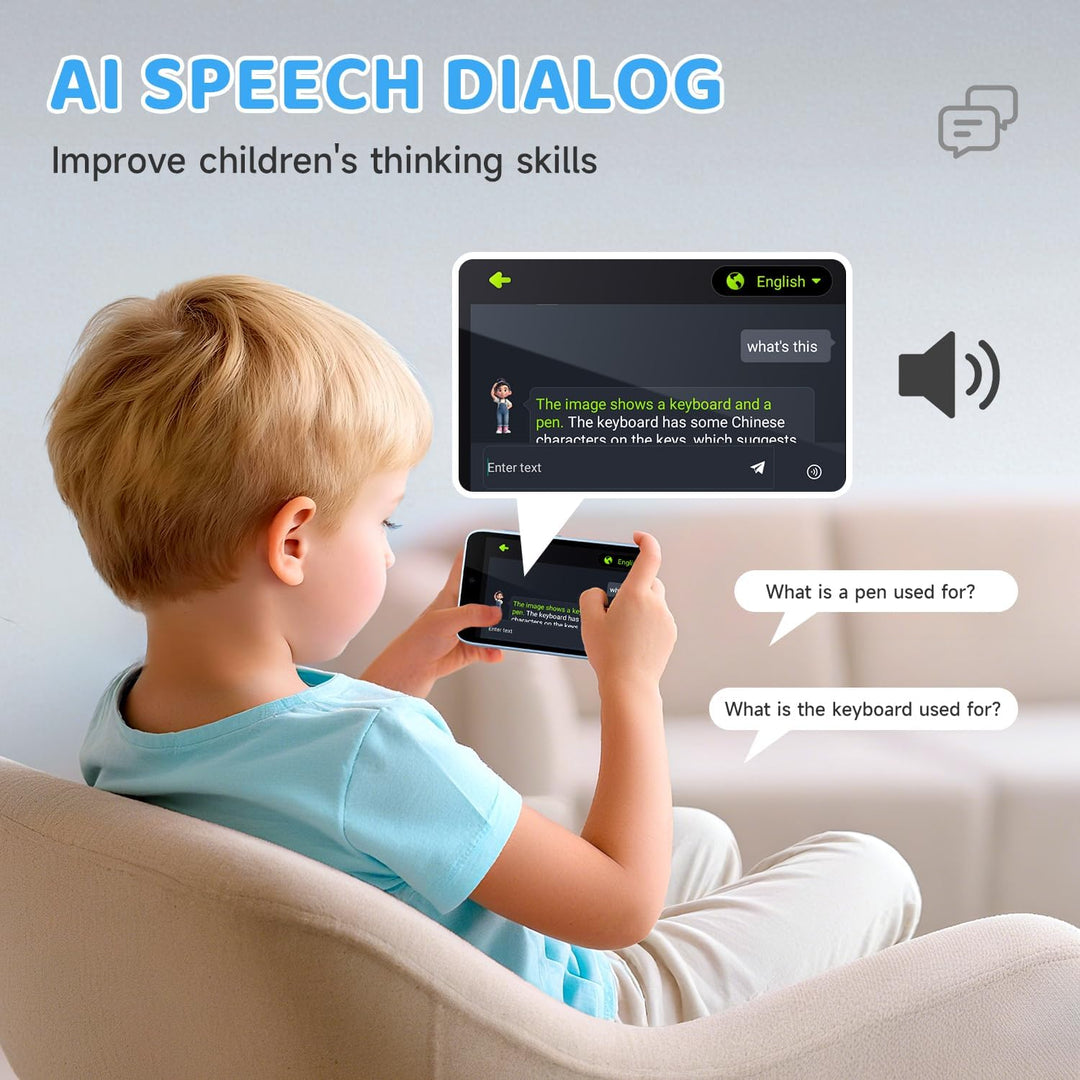 FieGsom Cámara inteligente de aprendizaje con IA para niños, cámara...