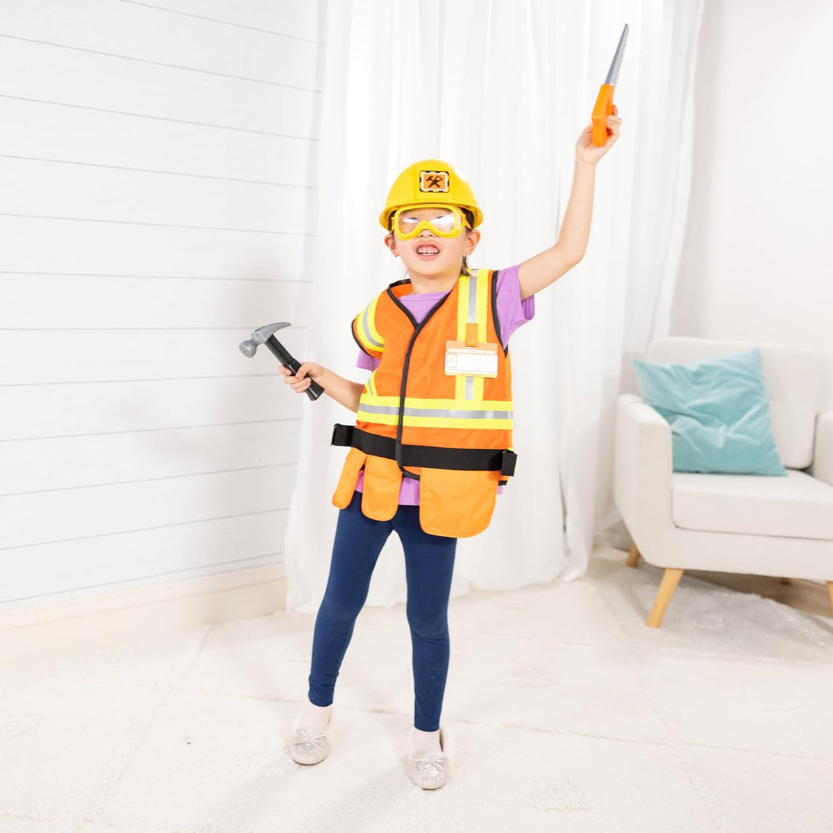 Melissa & Doug Trabajador de la construcción Juego de rol, Varios colores