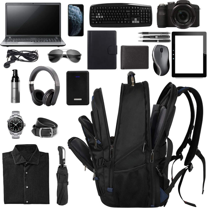 Mochila para laptop de 17.3 pulgadas para hombres y mujeres, mochil...