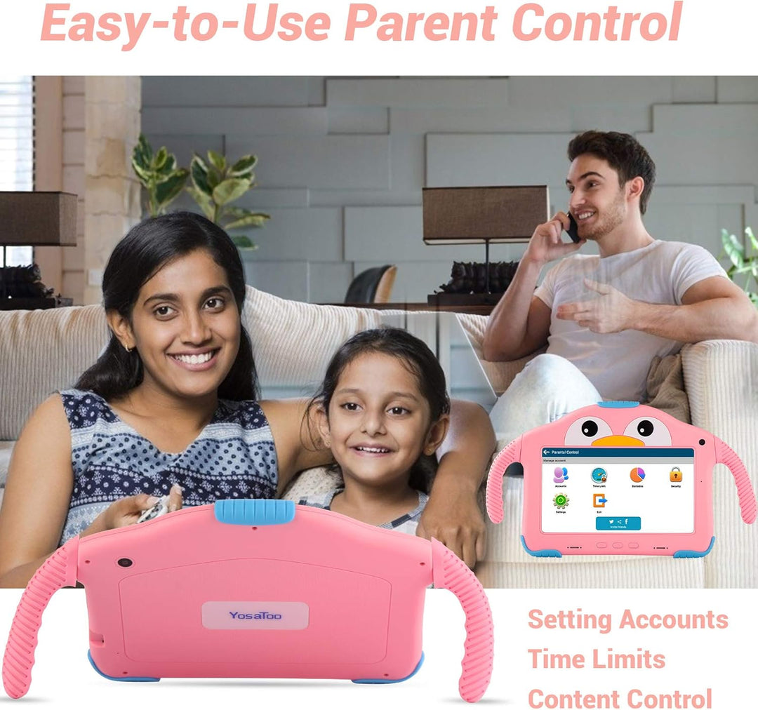 Tableta para niños de 7 pulgadas para niños de 3 a 7 y 32 GB con fu...