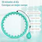 OurStarry - Aro de Ejercicio con Peso de 34 Nudos de Tamaño Grande, Anillo Inteligente de Cintura para Pérdida de Peso en Adultos
