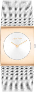 Calvin Klein Mujer CK Pulse - Reloj de 26 mm 2H Quartz - Brazalete de acero inoxidable con malla - Resistencia al agua 30 metros - Estilo minimalista – Moda premium - Regalo para ella