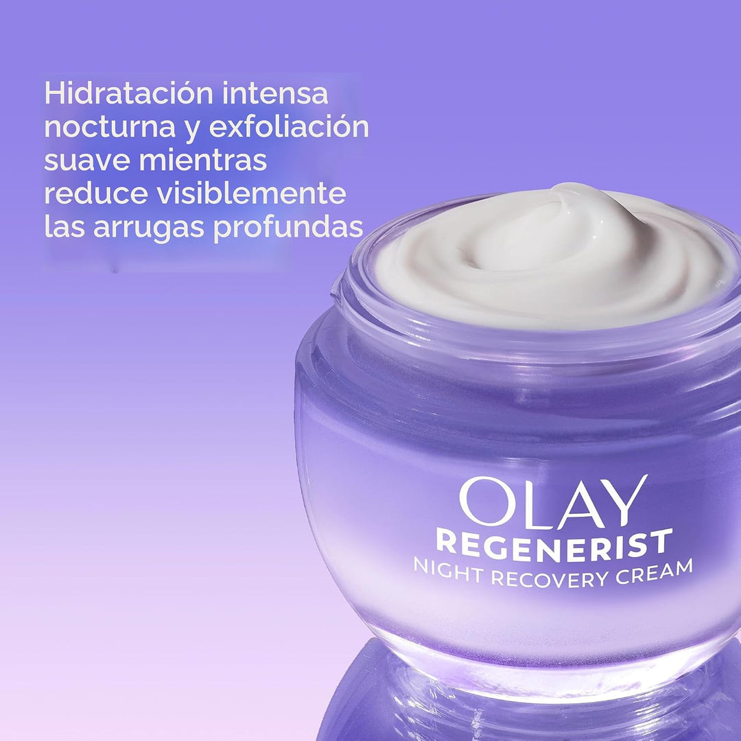 Olay Regenera Noche Recuperación Crema & crema facial hidratante, 1...