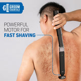 ChargeWorx Afeitadora eléctrica recargable de espalda para hombres,...