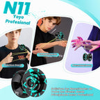 MAGICYOYO N11 Yoyo Yoyo de metal profesional sin respuesta para avanzado