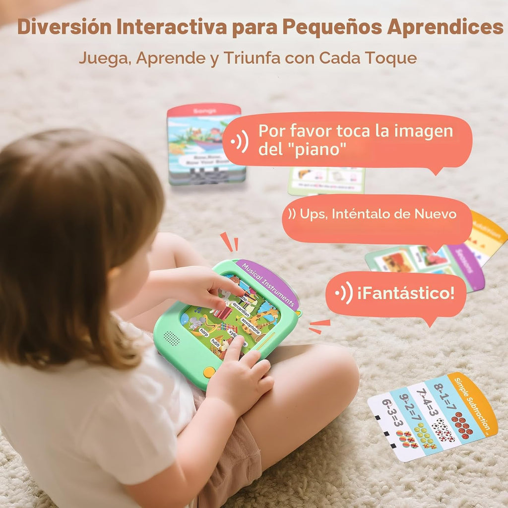 JoyCat Tableta de aprendizaje para niños, aprender a leer 156 páginas