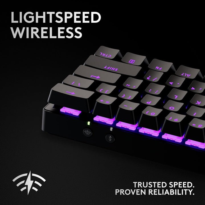 Logitech G PRO X 60 Lightspeed - Teclado inalámbrico para juegos, u...