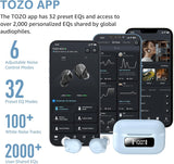 TOZO NC9 Auriculares inalámbricos híbridos con cancelación activa d...