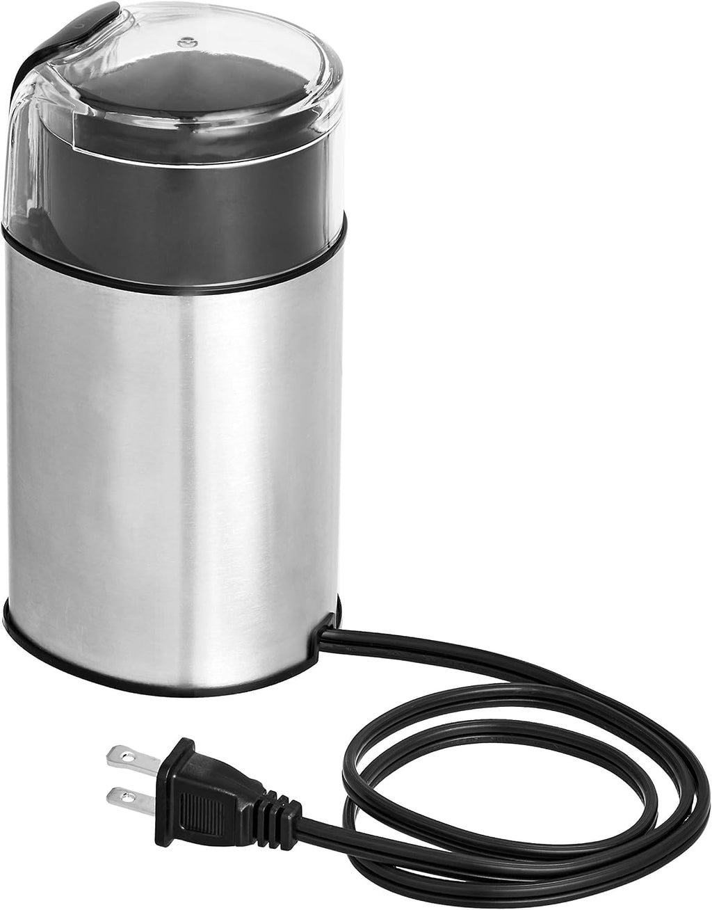 Amazon Basics Molinillo de café eléctrico rápido para uso doméstico, molinillo de granos de café y especias fácil de usar con cuchillas de acero inoxidable de alta resistencia
