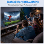 Antena de TV para Smart TV interior, antena de TV digital para canales