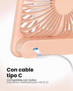 Koonie - Ventilador de escritorio USB, ventilador pequeño ultra sil...
