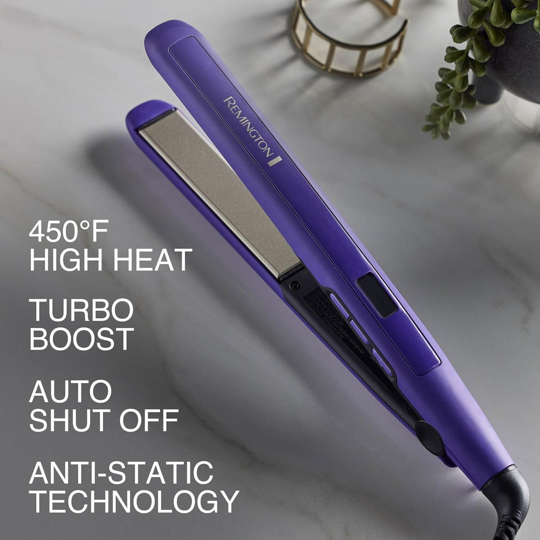 Remington Plancha plana de 1 pulgada, alisador de pelo con tecnolog...