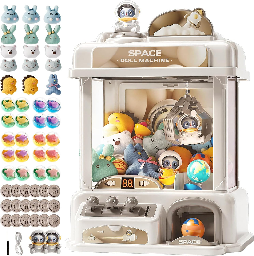 LFACHTER Máquina de garras grande para niños con sonido de luces, m...