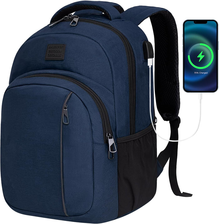 LARIPOP Mochila para laptop de viaje, mochila para portátil de 15.6...