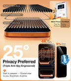 UltraGlass TOP 9H+ Armor - Protector de pantalla de privacidad para iPhone