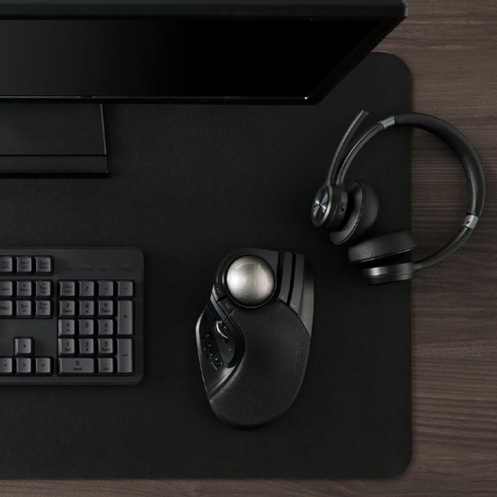ELECOM Huge Plus ratón trackball inalámbrico, bola grande ergonómic...