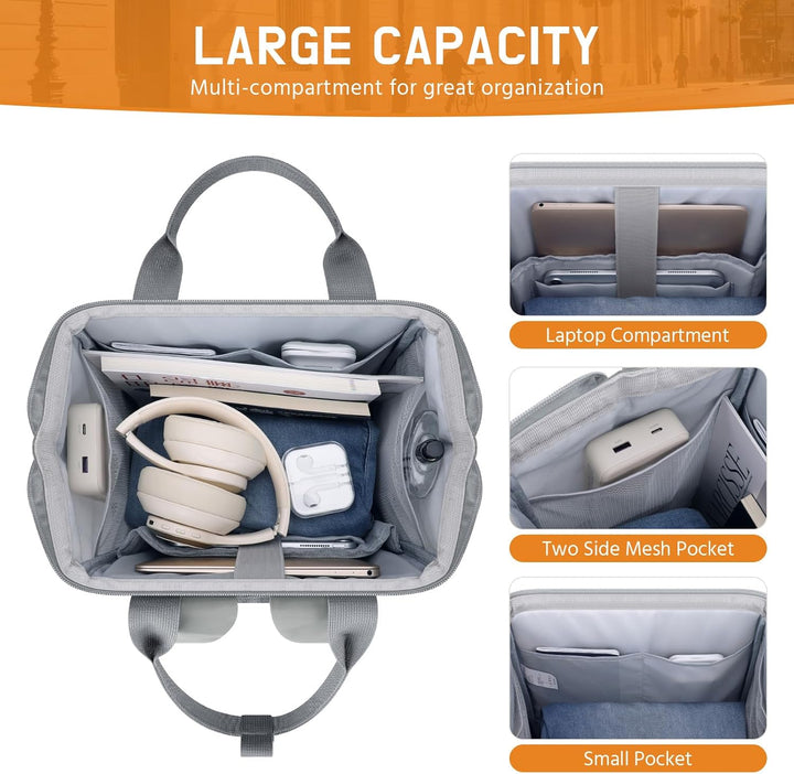 Maelstrom Mochila para laptop, se adapta a mochila de viaje de 15.6...