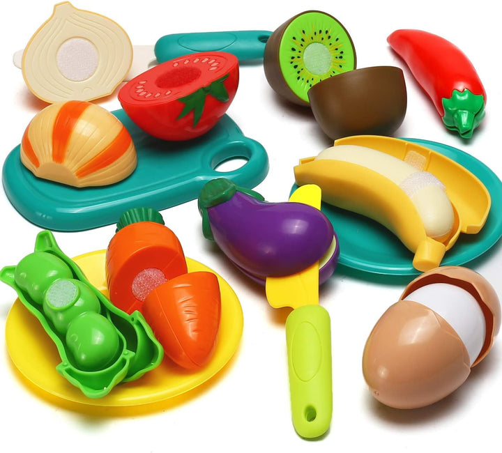 LESUTER TOYS - 70 piezas de juguete de corte para la cocina de niño...